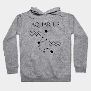 Aquarius Zodiac Horoscope Constellation Sign Hoodie